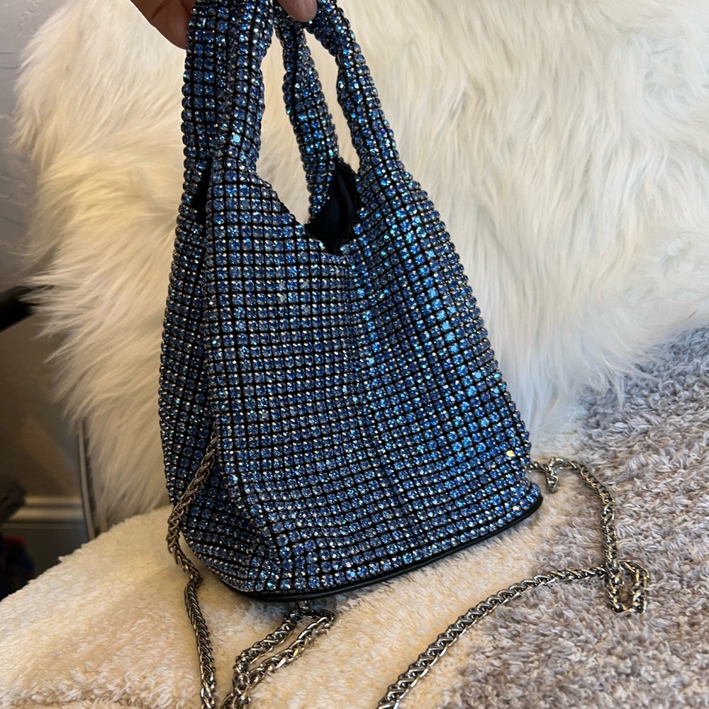 Lux Rhinestone crossbody evening bag